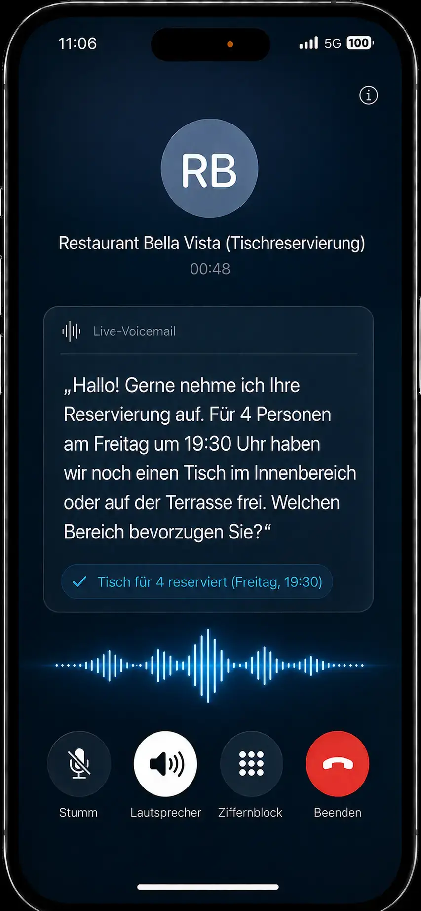 24/7 Tischreservierung & Kapazitäts-Check