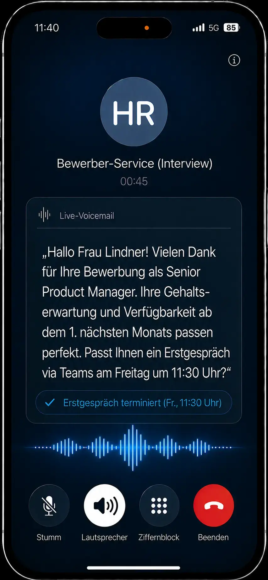 HR-Bewerber-Screening & Interview-Terminierung