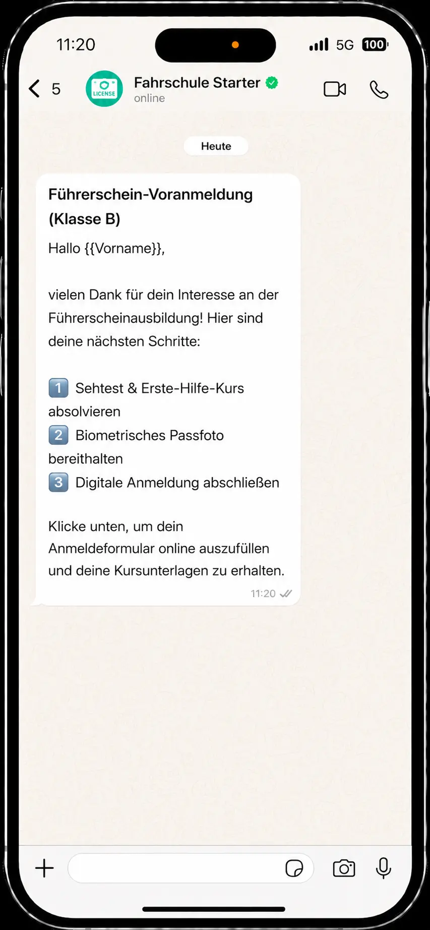 24/7 FAQ & Voranmeldung