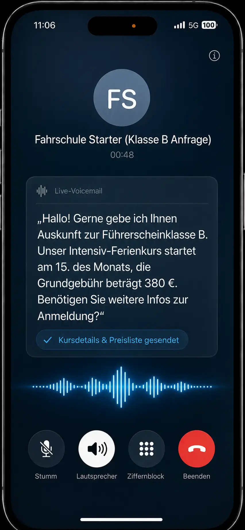 Sofortige Preis- & Kursberatung