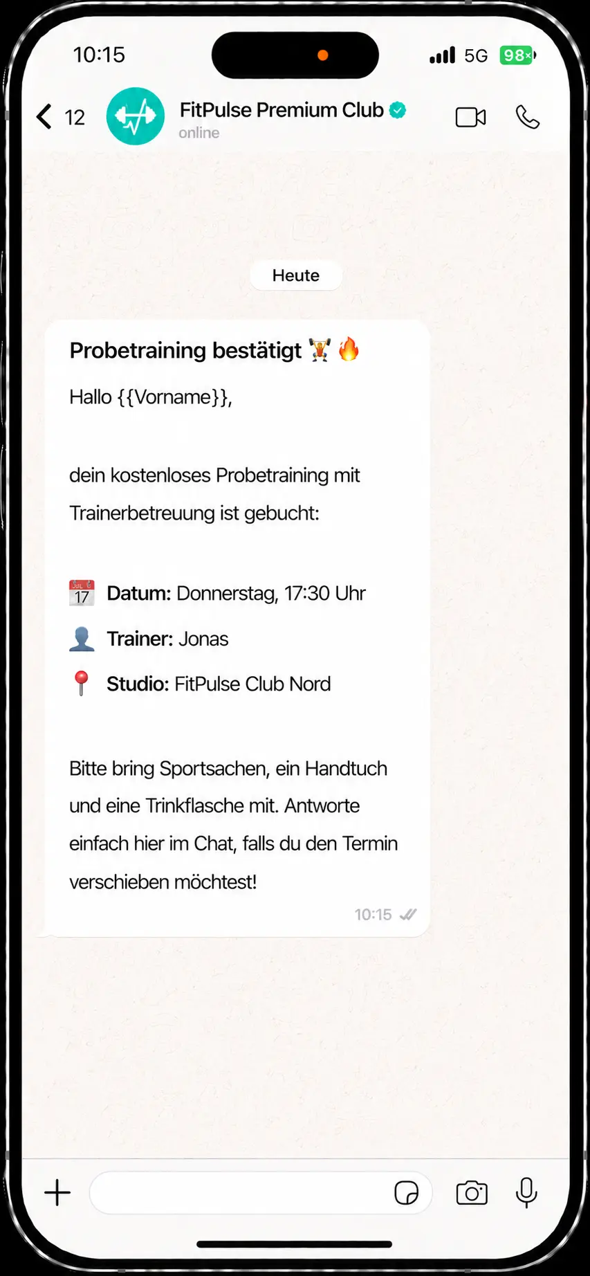 24/7 Probetraining & Kursbuchung