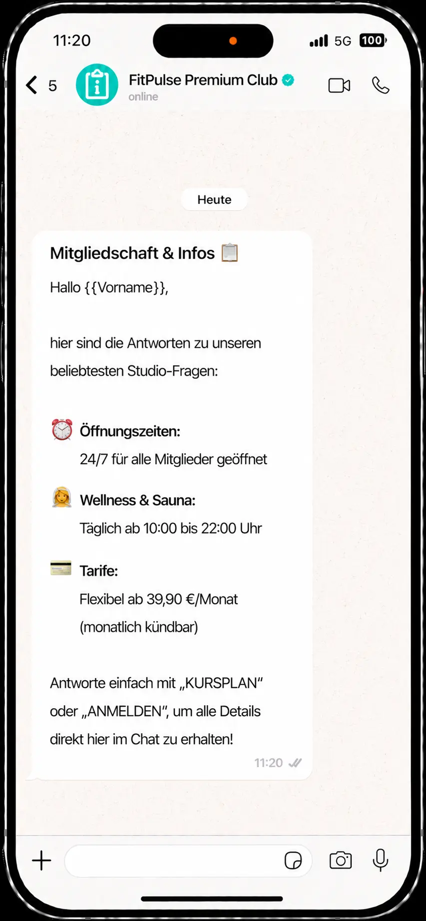 Intelligente FAQ- & Mitgliedschafts-Auskunft