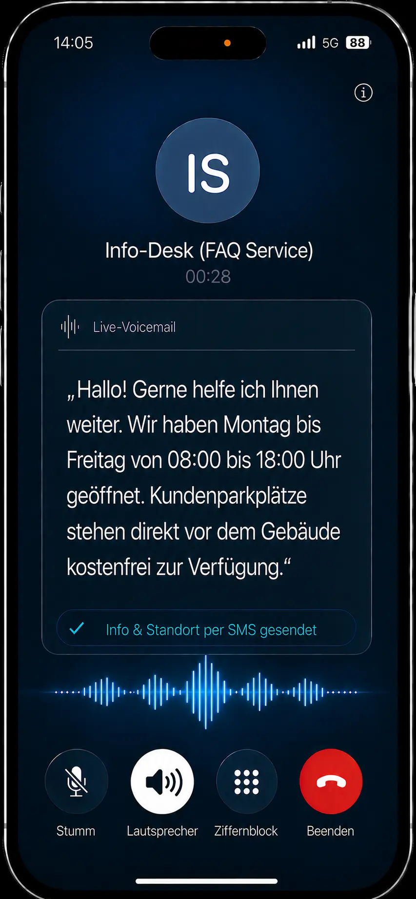 24/7 Allgemeine Auskunft & FAQ-Service