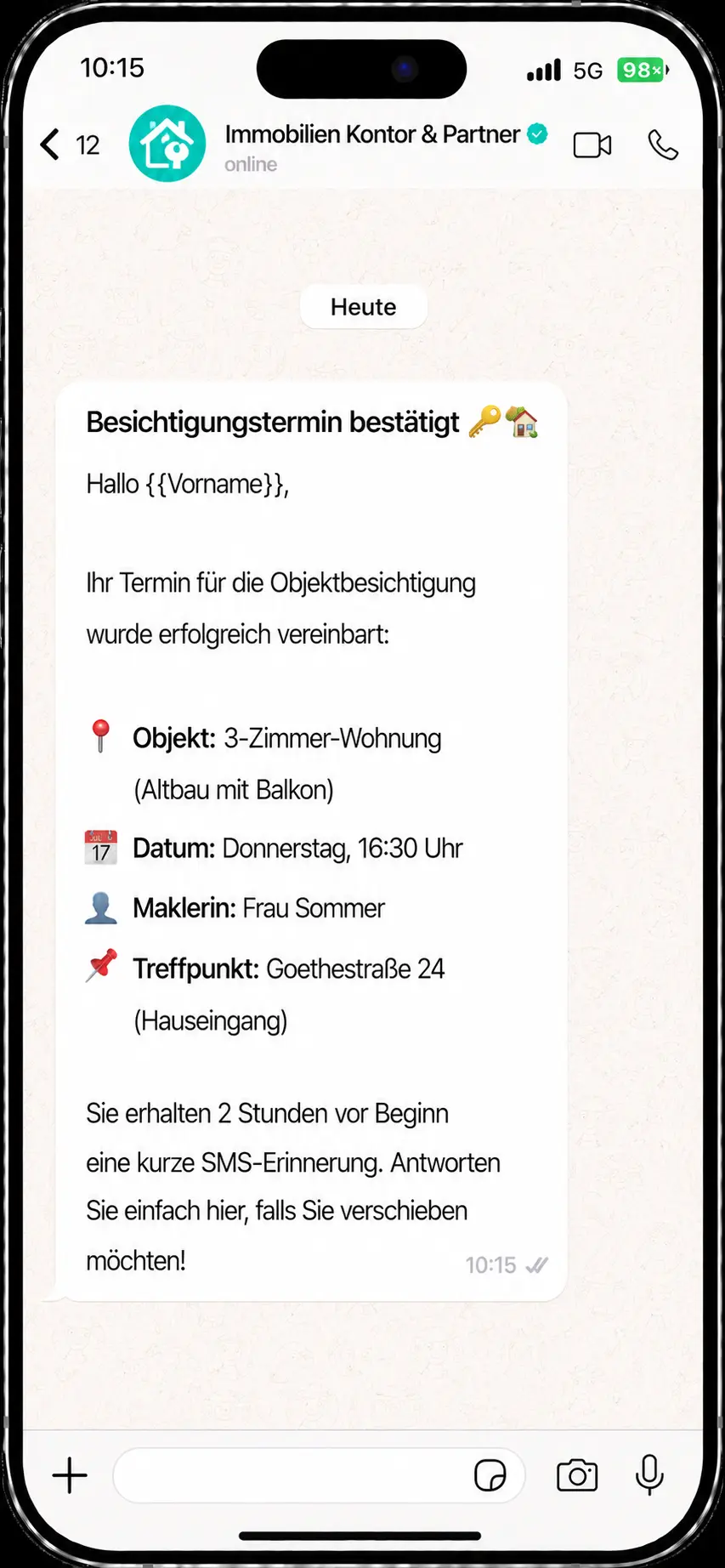 24/7 Besichtigungstermine
