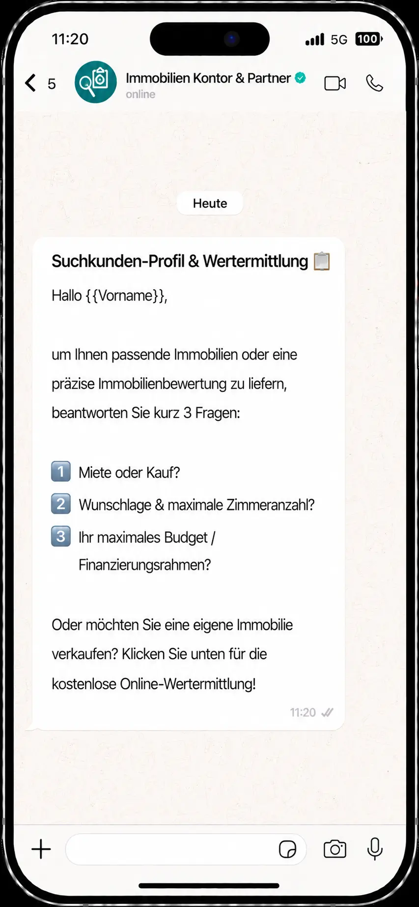 Intelligente FAQ-, Exposé- & Vorab-Auskunft