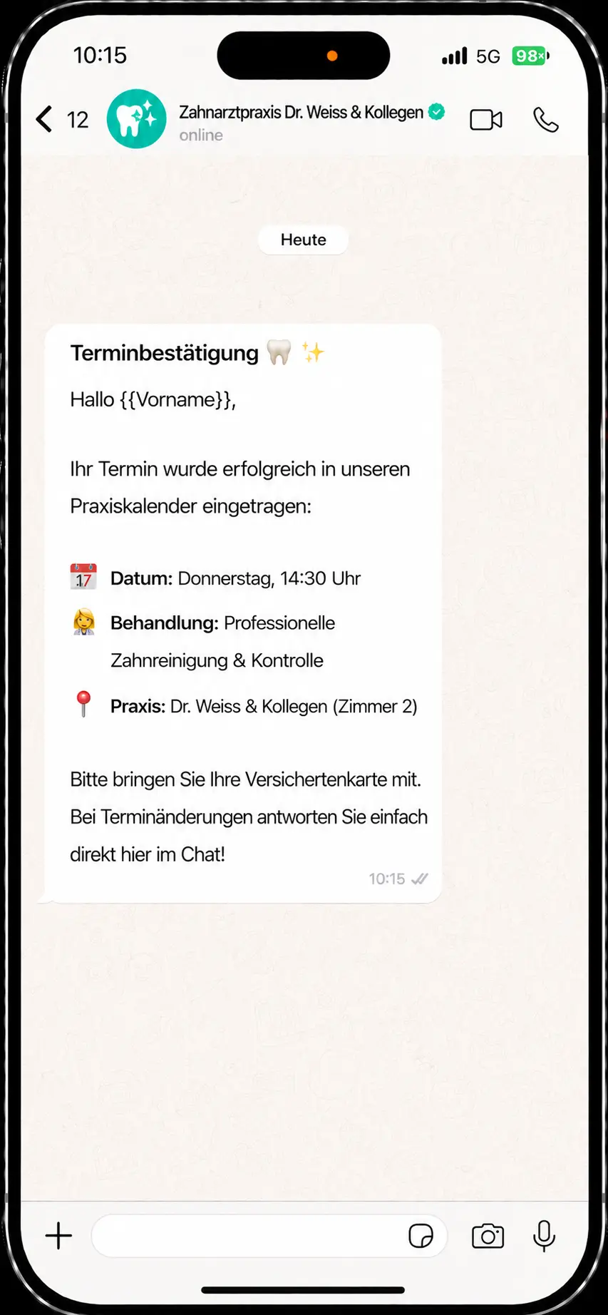 24/7 Chat-Automatisierung & Buchung