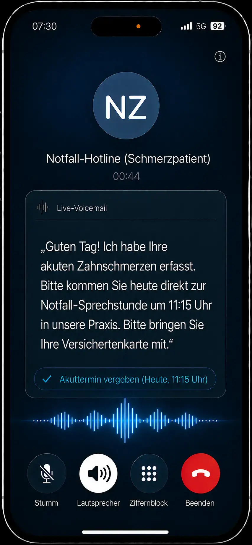 Schmerzfall-Triage & Notfall-Erfassung