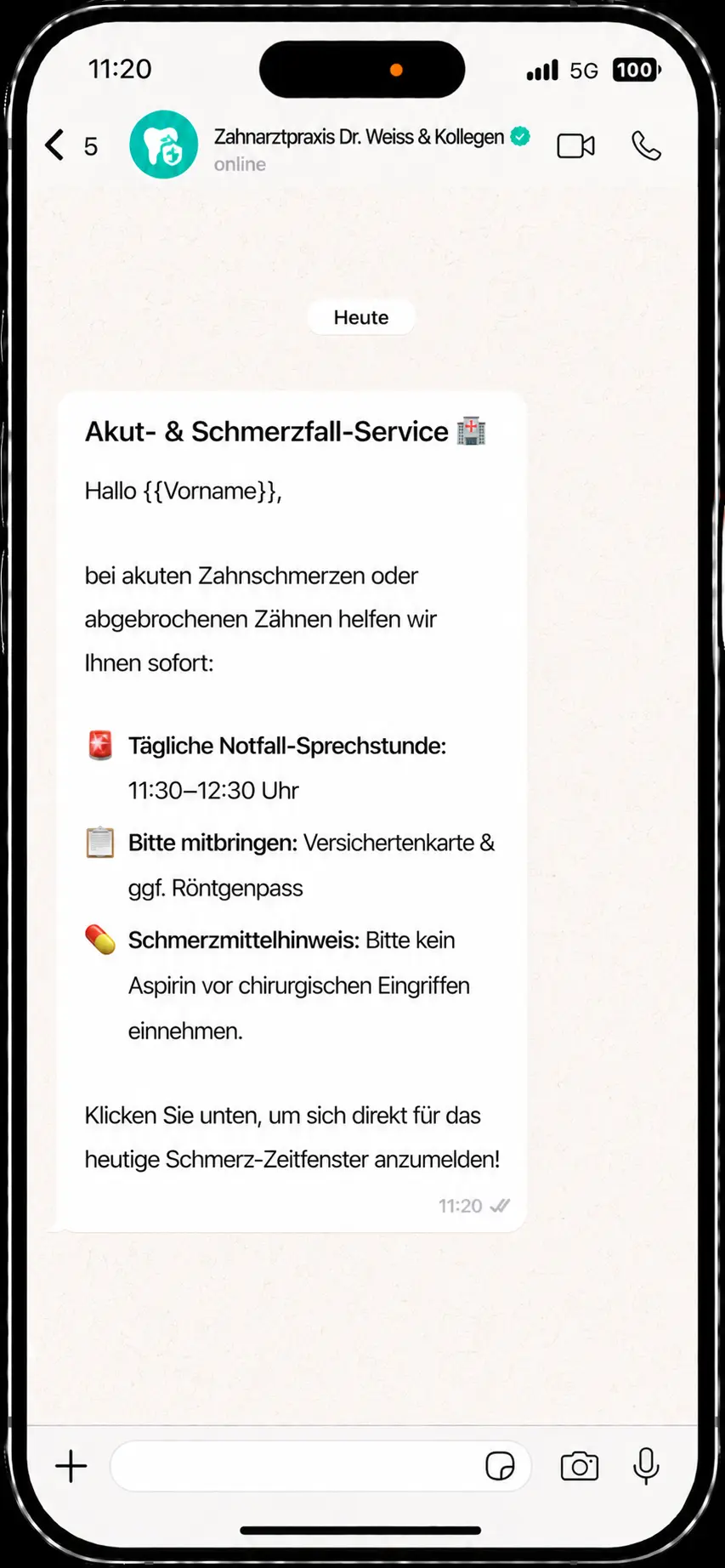 Intelligente FAQ- & Voranmeldungs-Auskunft