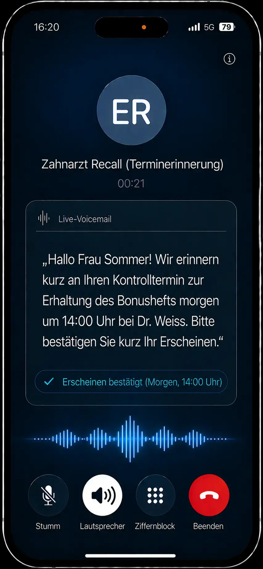Recall-Service & Terminausfall-Schutz