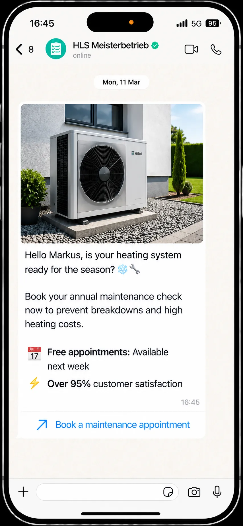 WhatsApp Newsletter & Maintenance Updates