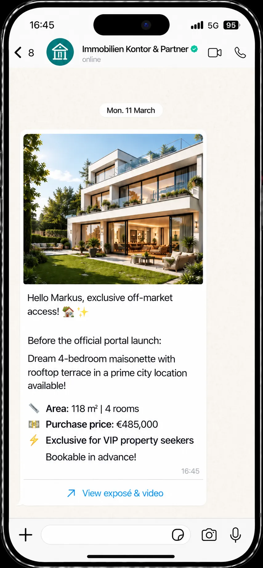 WhatsApp VIP Search Profiles & Property Alerts