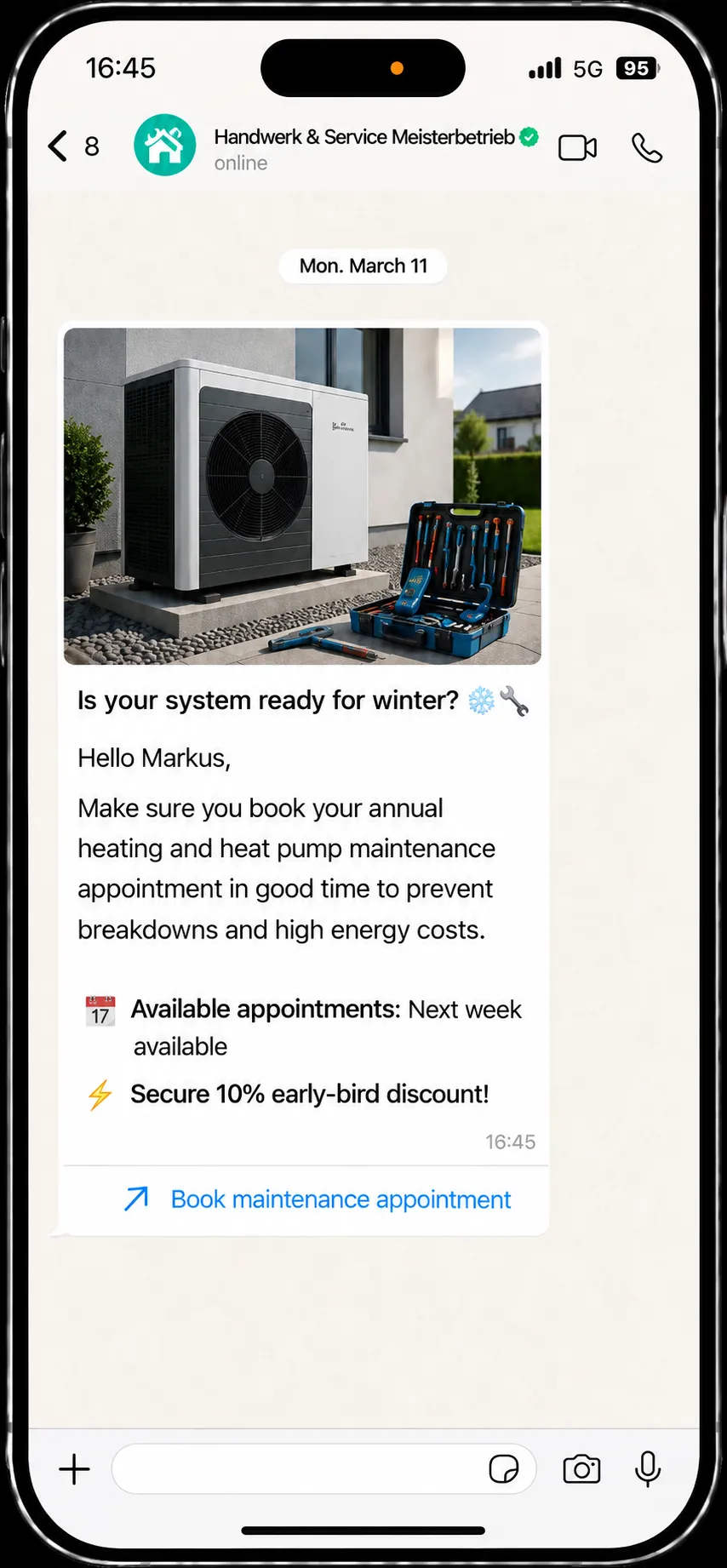 WhatsApp Newsletter & Maintenance Updates