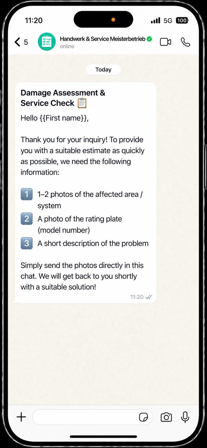 Intelligent FAQ & Damage Pre-Assessment